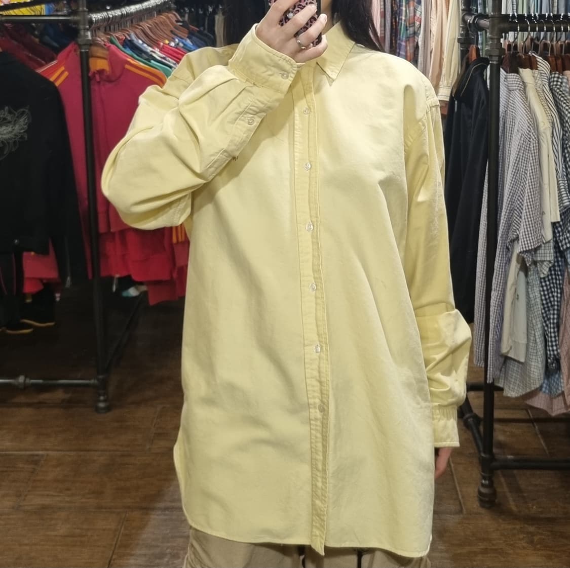 [Hi] polo 폴로 긴팔 셔츠 옐로우 상품이미지4