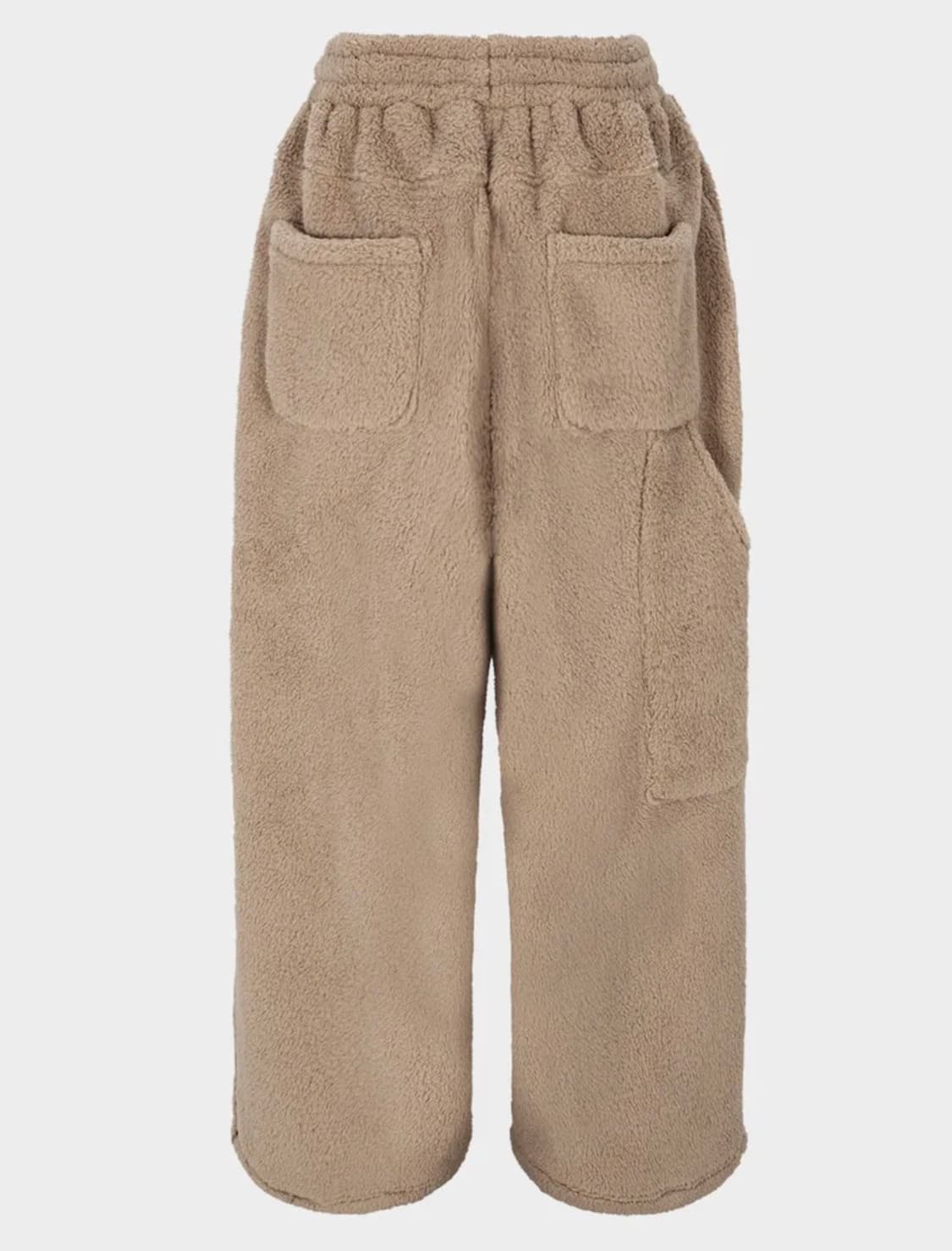 리마지 플러피 플리스 카펜터 팬츠 (브라운) 상품이미지3