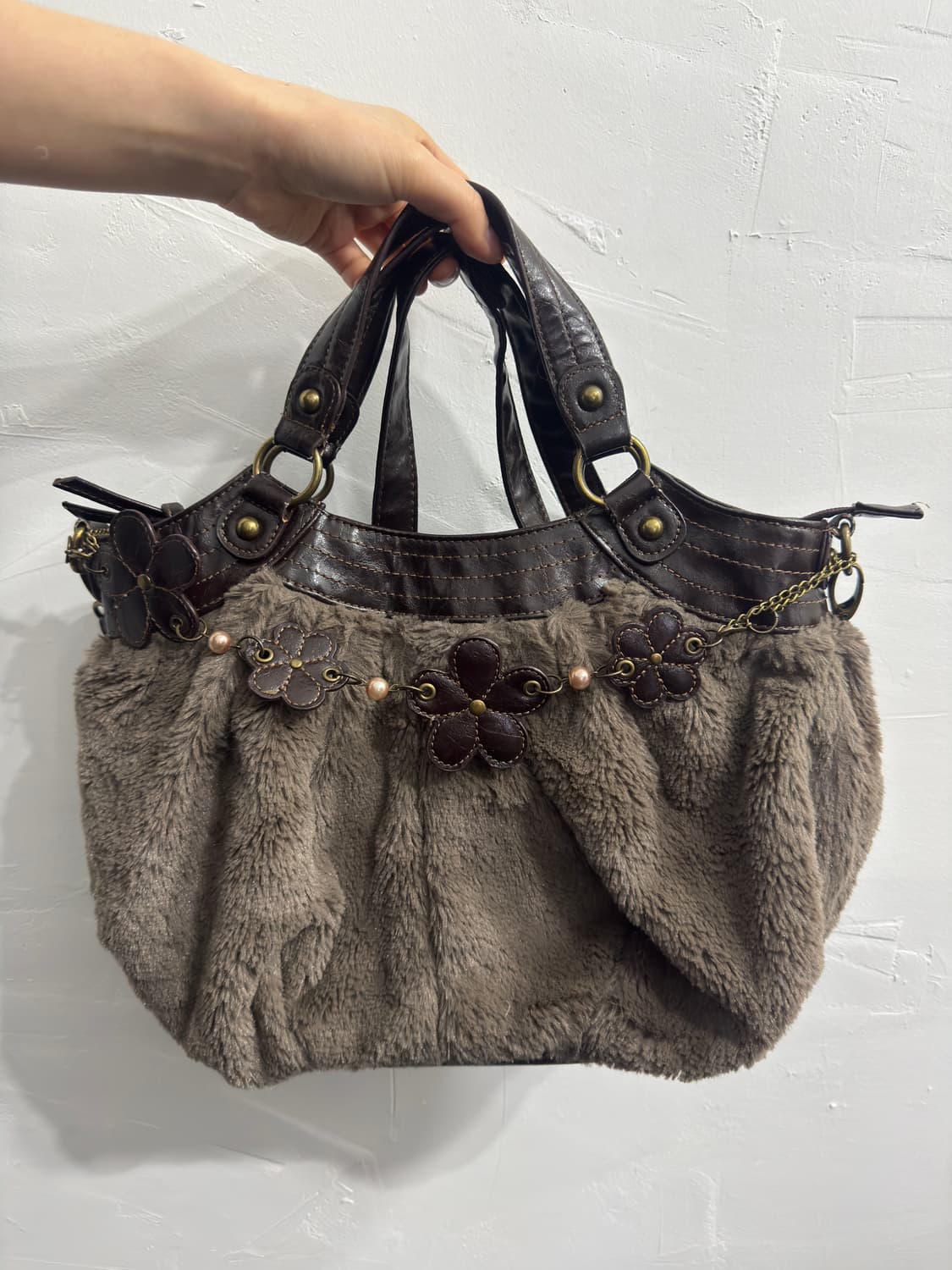 hush hush fur design shoulderbag 상품이미지5