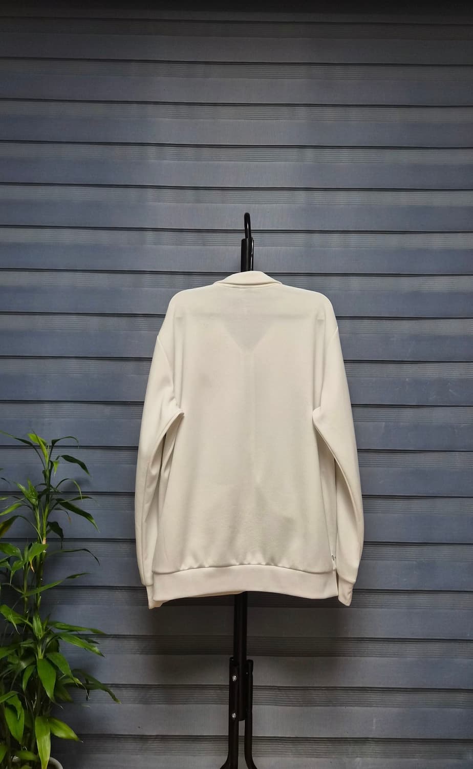 아디다스 트랙탑  흰색 져지 L 남여공용 상품이미지2