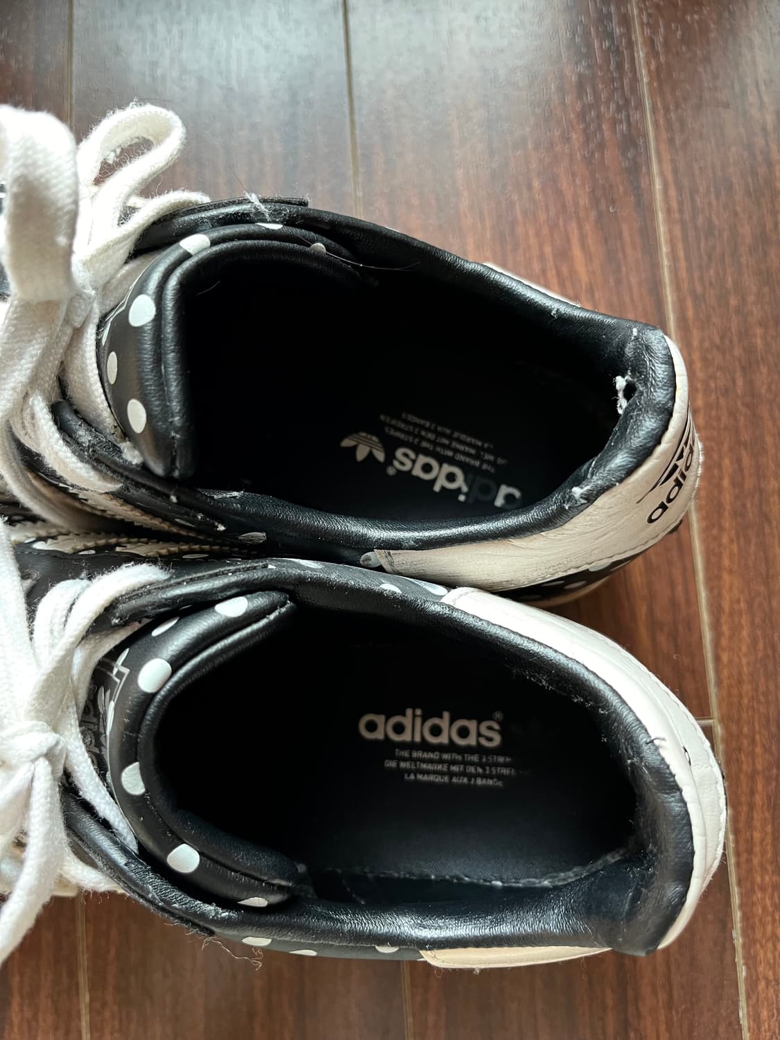 가격내림 없음) 아디다스 도트 슈퍼스타 플랫폼업 상품이미지9