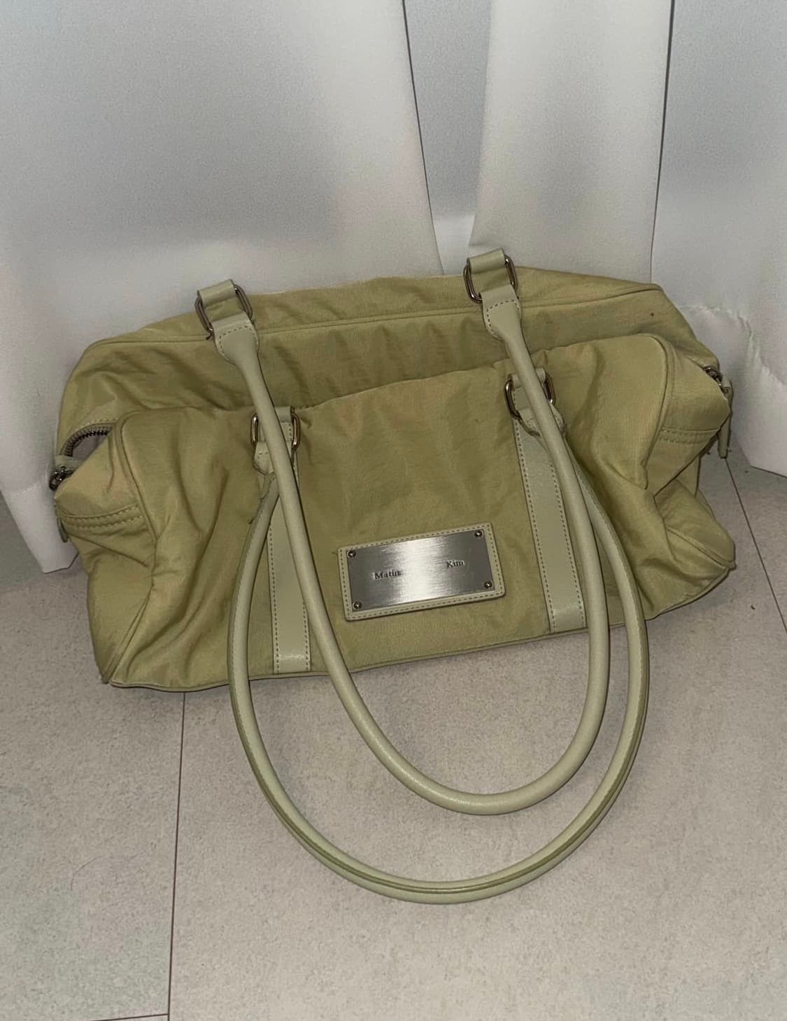 마뗑킴 숄더백 아이보리 토트백 상품이미지1