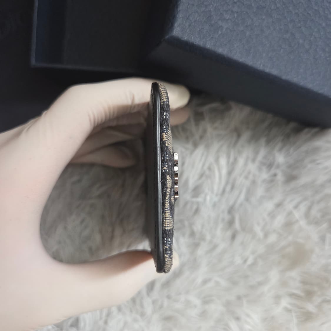 [정품] 디올 오블리크 맥세이프 카드지갑 새상품급 상품이미지5