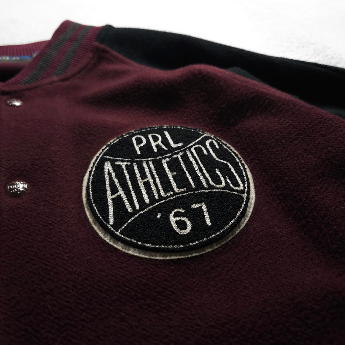 폴로 랄프로렌 PRL 패치 로고 바시티 자켓 상품이미지3