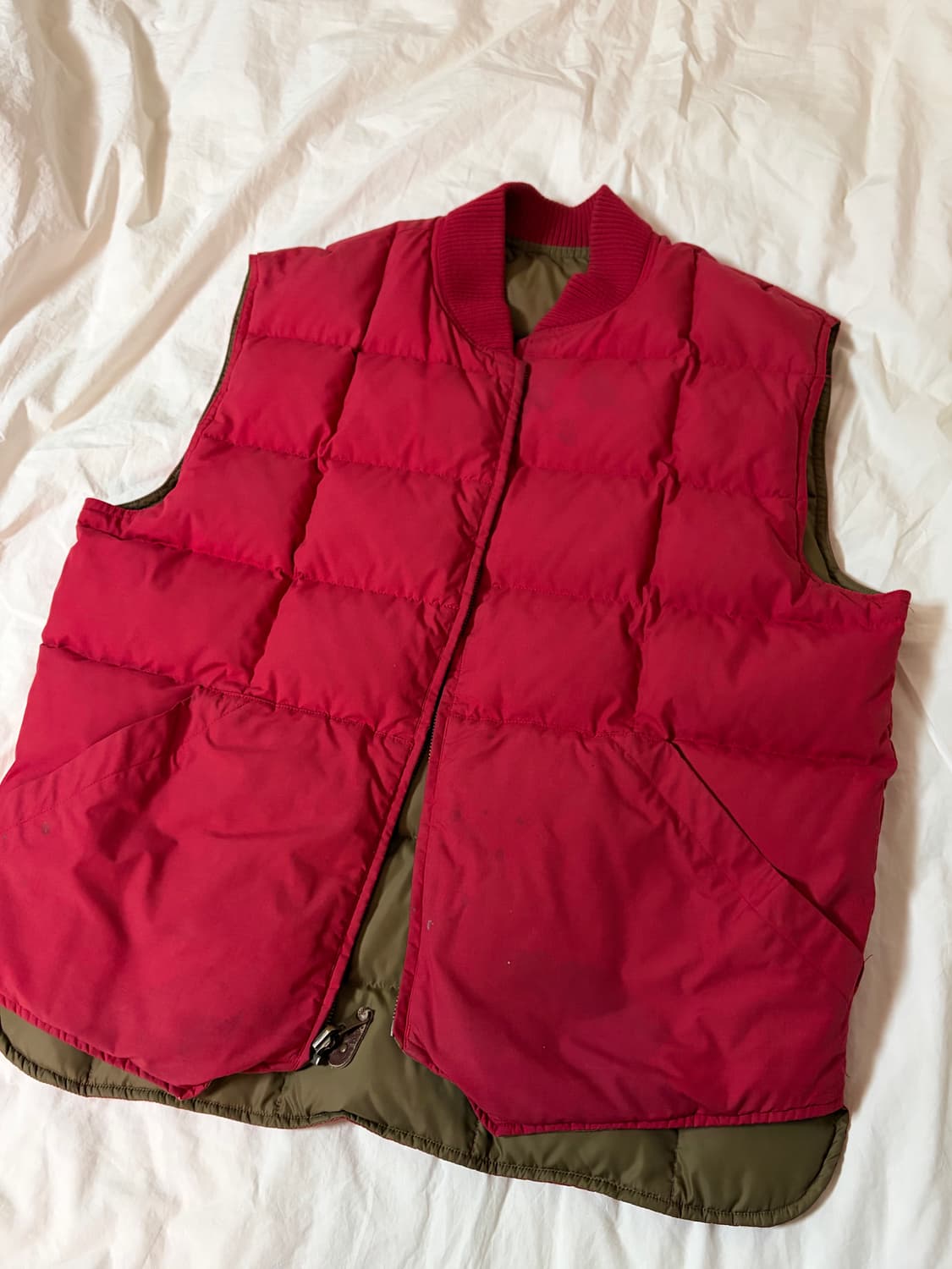 에디바우어 90s 65/35 리버시블 구스다운 베스트 상품이미지3