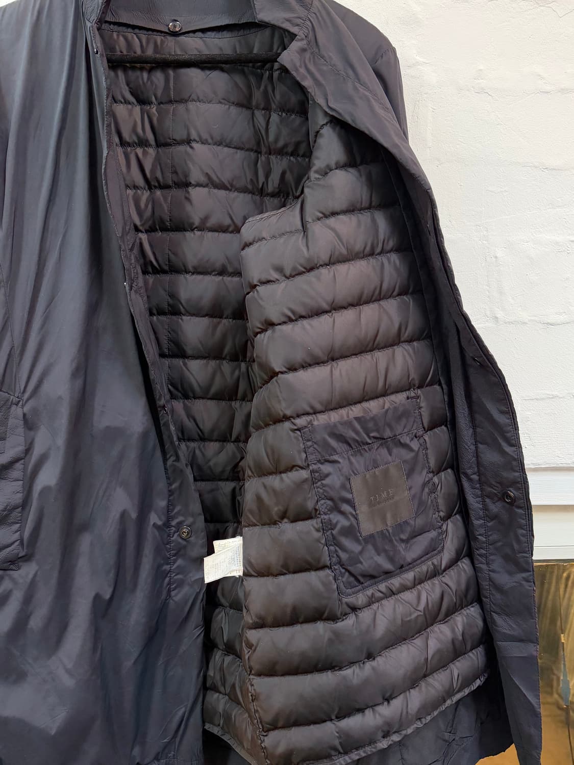 Time 구스 다운 경량 라이너 폴리쉘 코트 XXL 상품이미지3