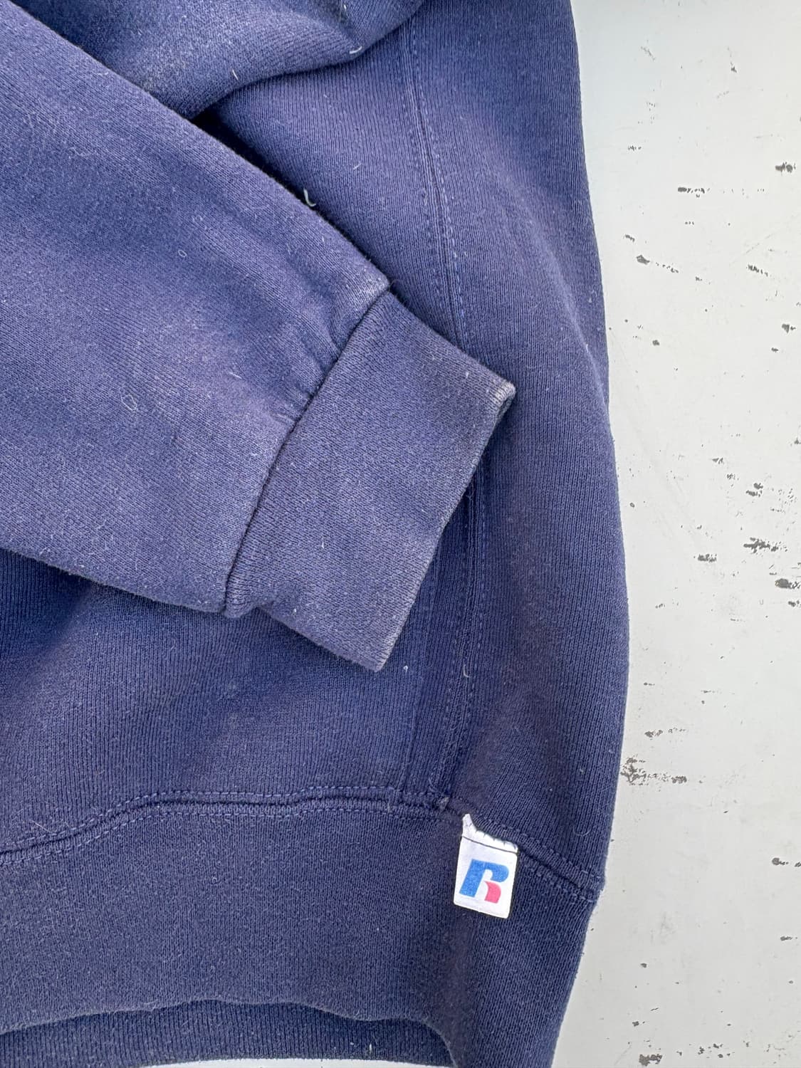 90‘s Russell 50/50 집업 네이비 상품이미지4