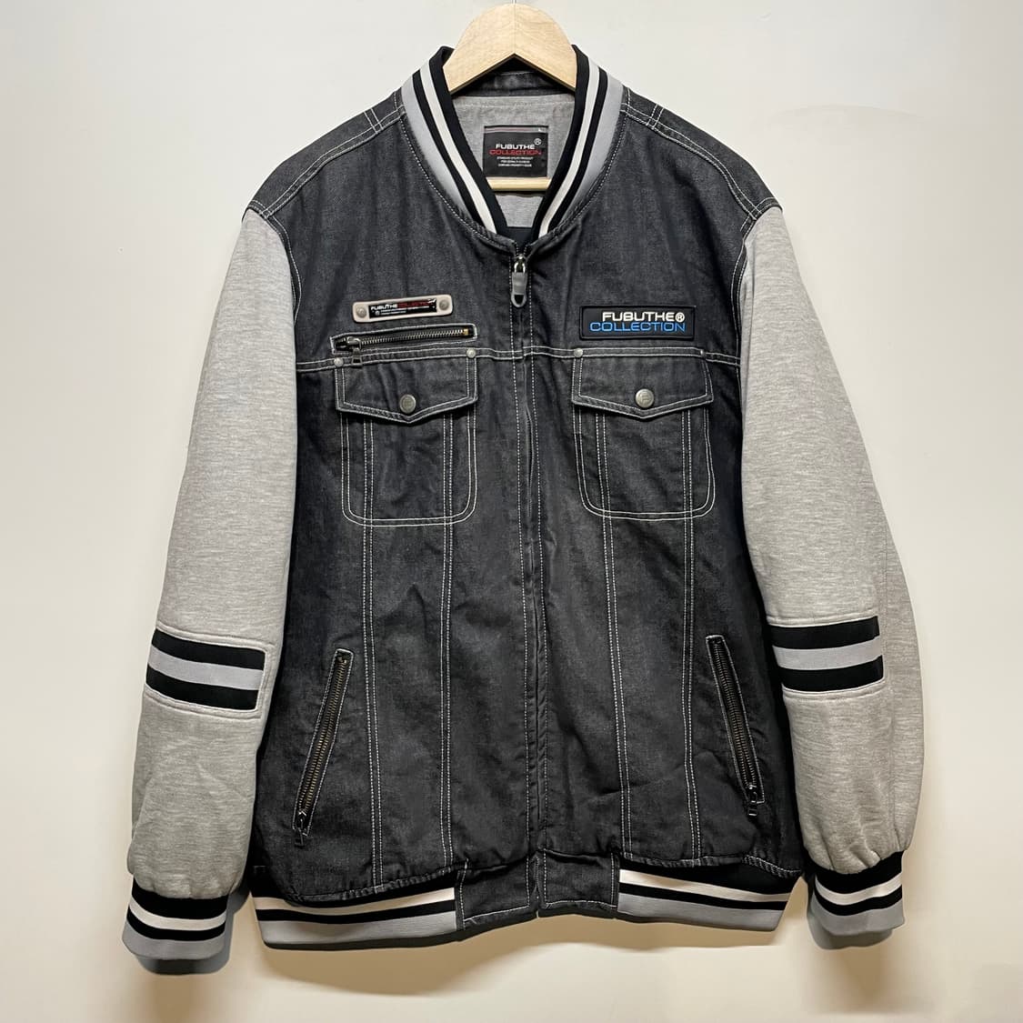 Fubu 후부 더 컬렉션 y2k 데님 바시티 상품이미지1