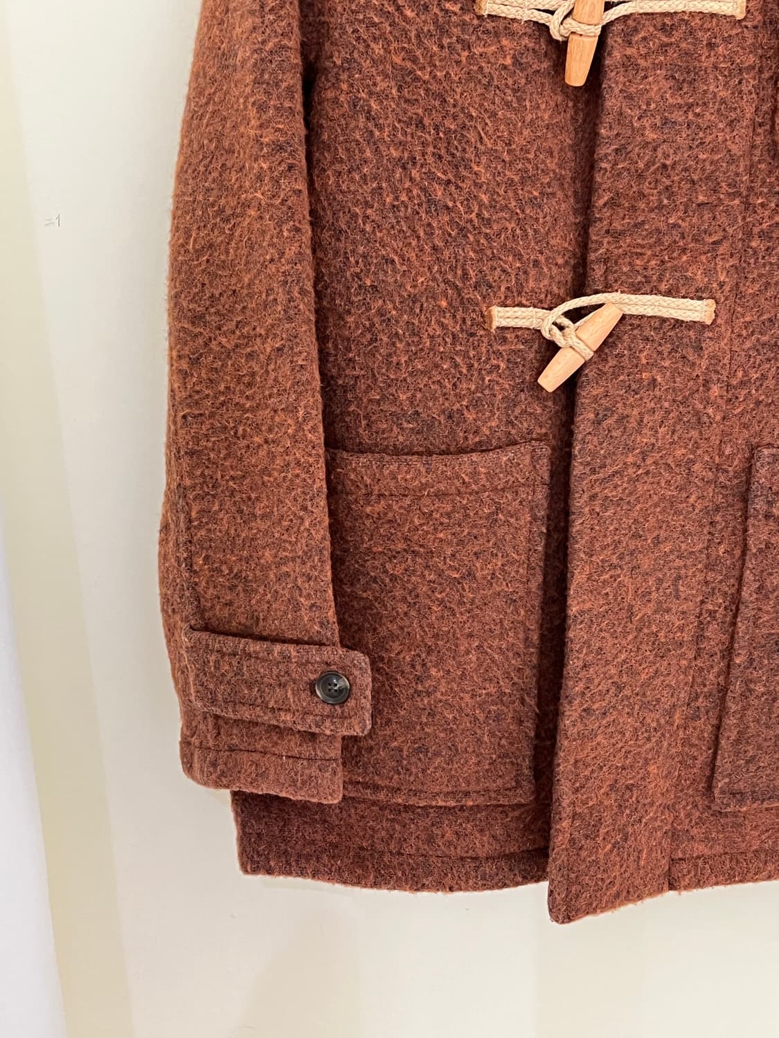 런던트레디션 더플 코트 오렌지 그레이 40사이즈 상품이미지3