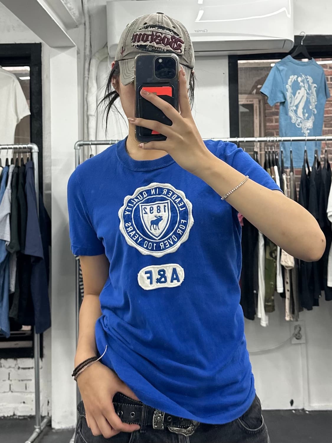 아베크롬비 빅로고 티셔츠 상품이미지4