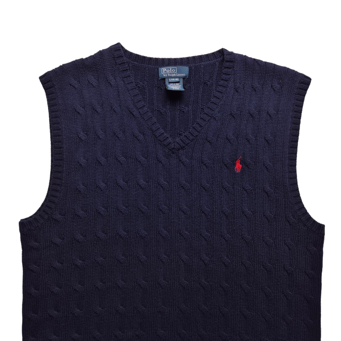 [L(14-16)] 폴로 랄프로렌 케이블 니트조끼 상품이미지3