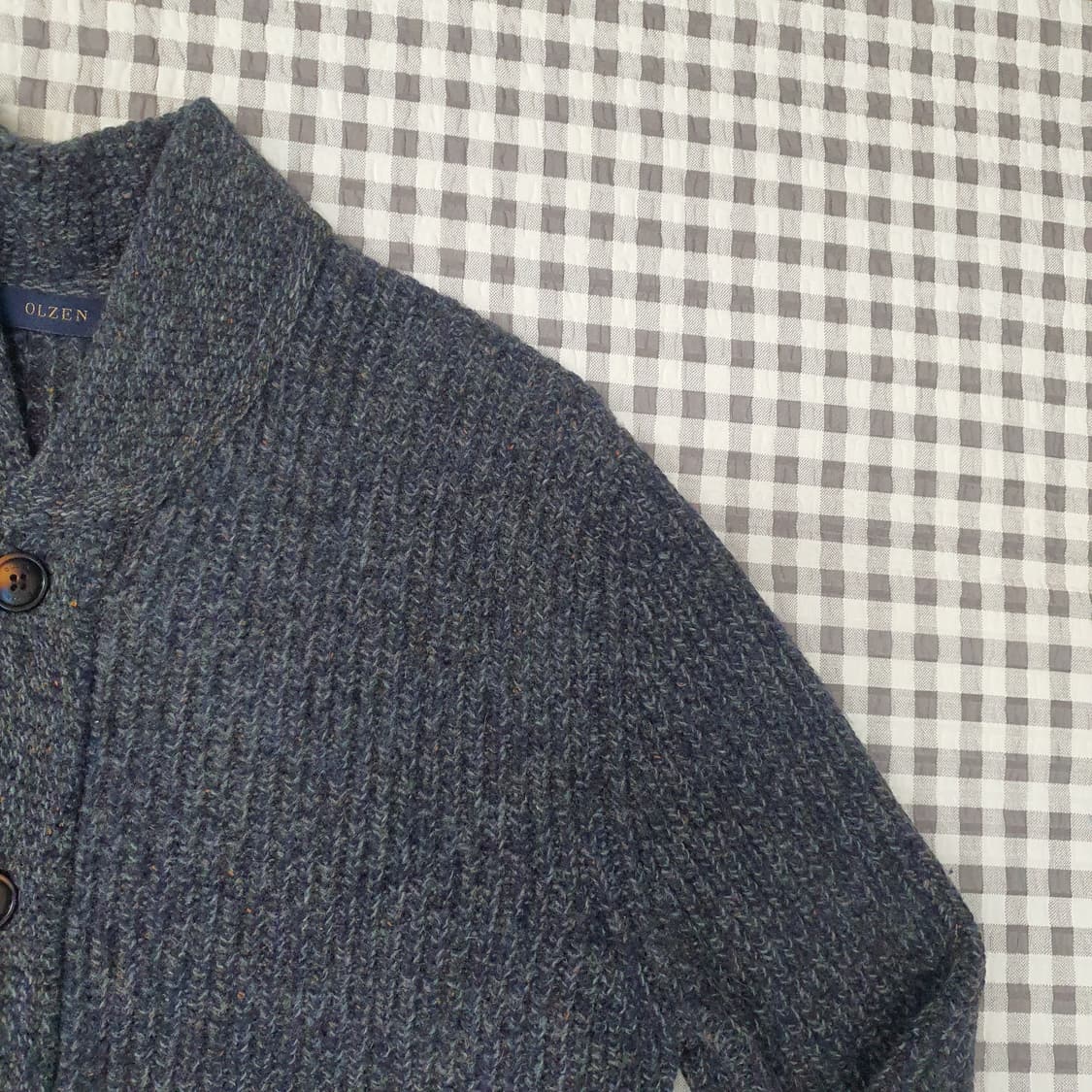 올젠 울 니트 가디건 남자95 상품이미지3