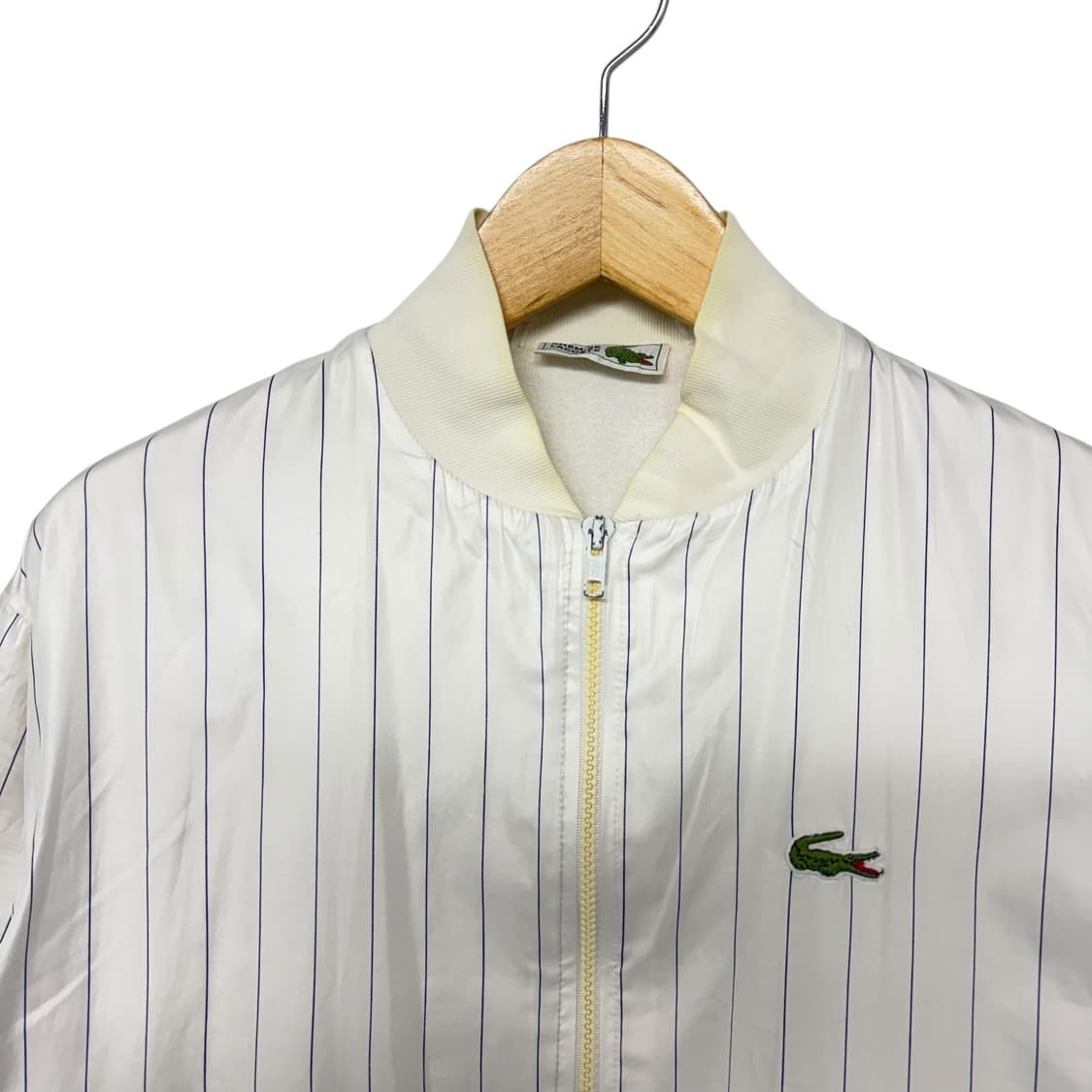 라코스테 스트라이프 블루종 나일론 자켓 상품이미지2