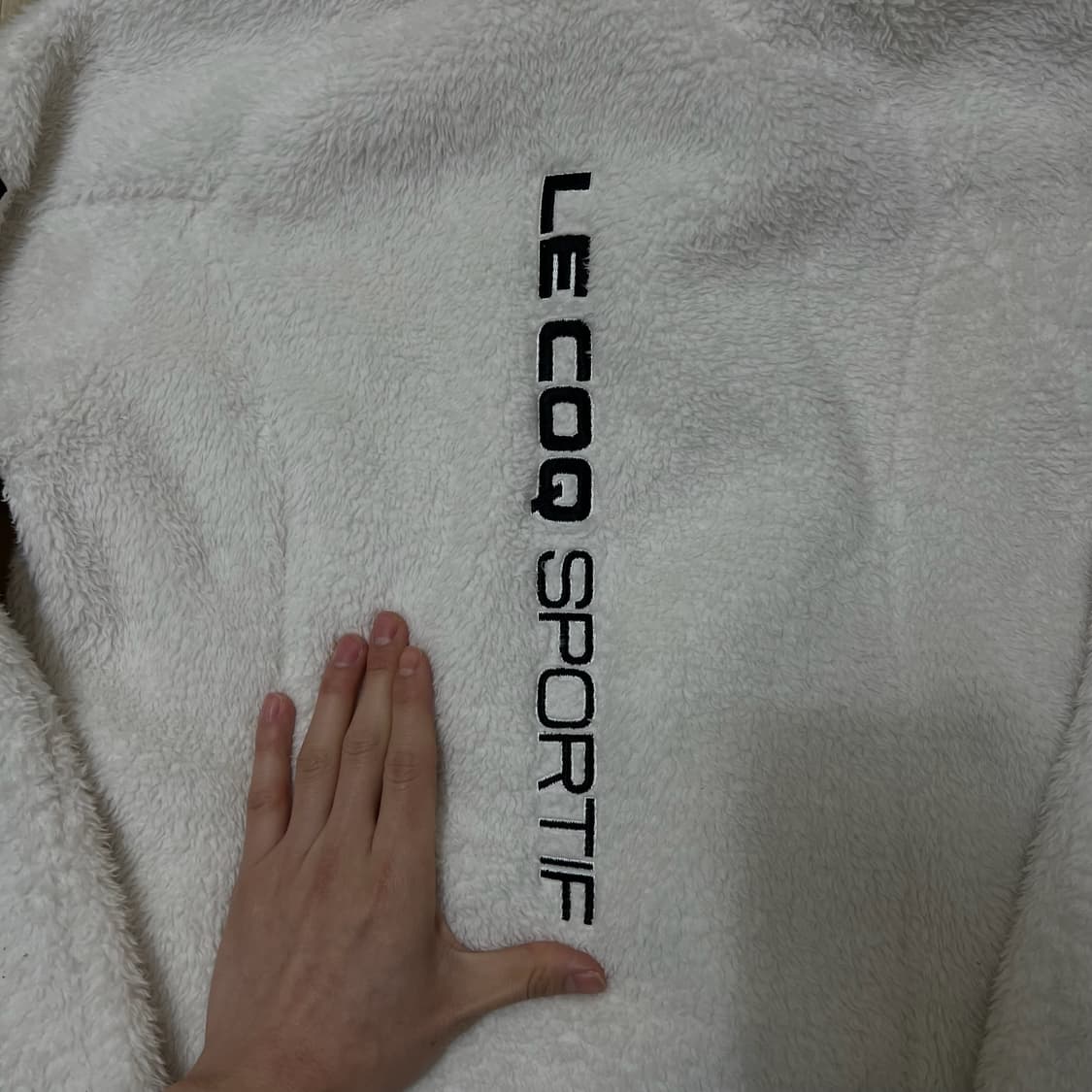 르꼬끄 여성 양털 뽀글이 후리스 자켓 M/90  상품이미지6