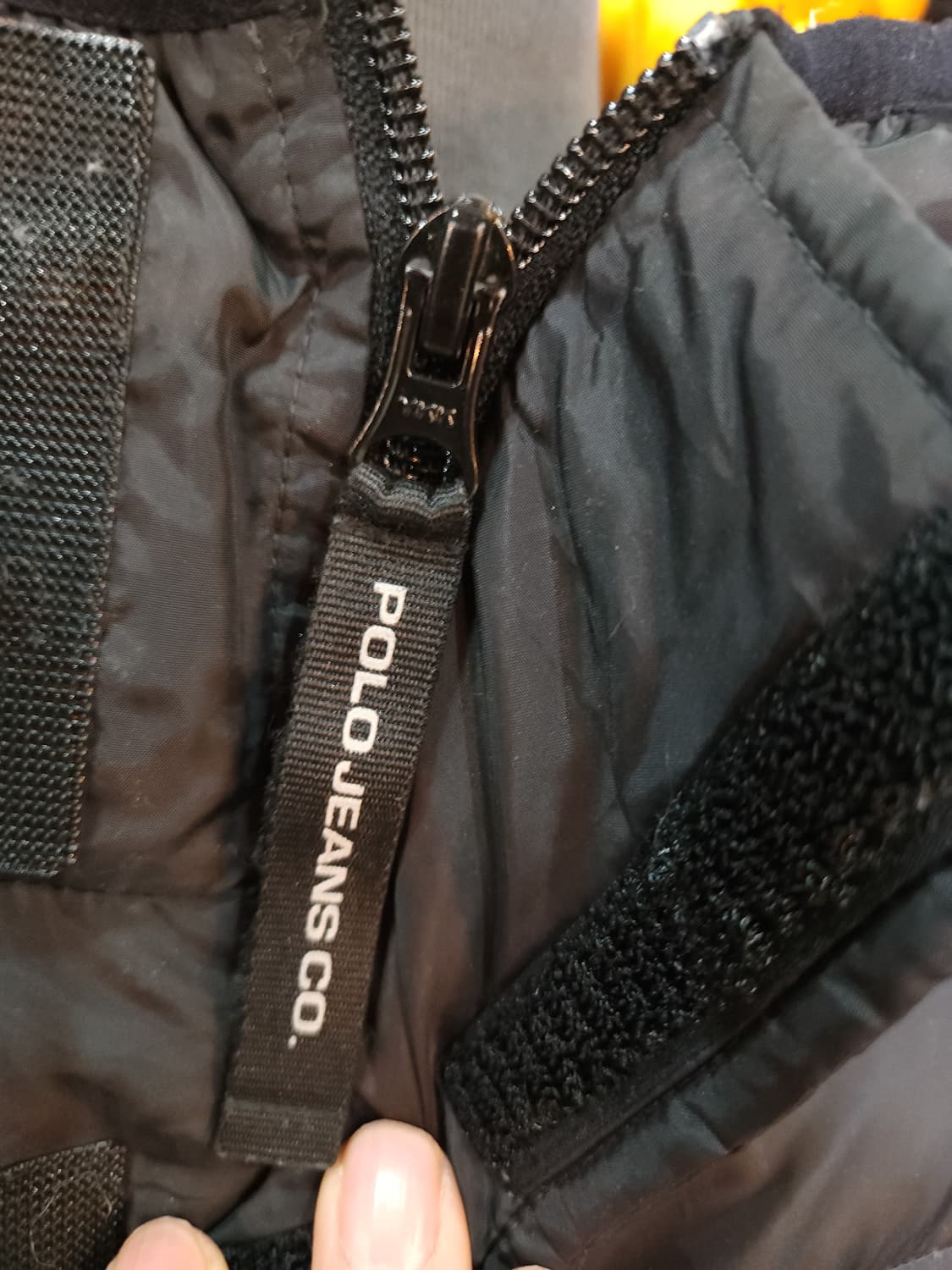 폴로 진스 성조기자수 오리털 패딩점퍼 빅사이즈 상품이미지3