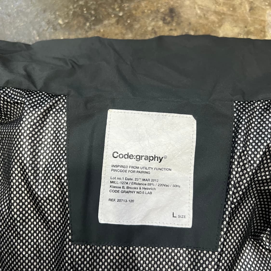 L) 코드그라피 덕다운 패딩점퍼 오리털 패딩 상품이미지5