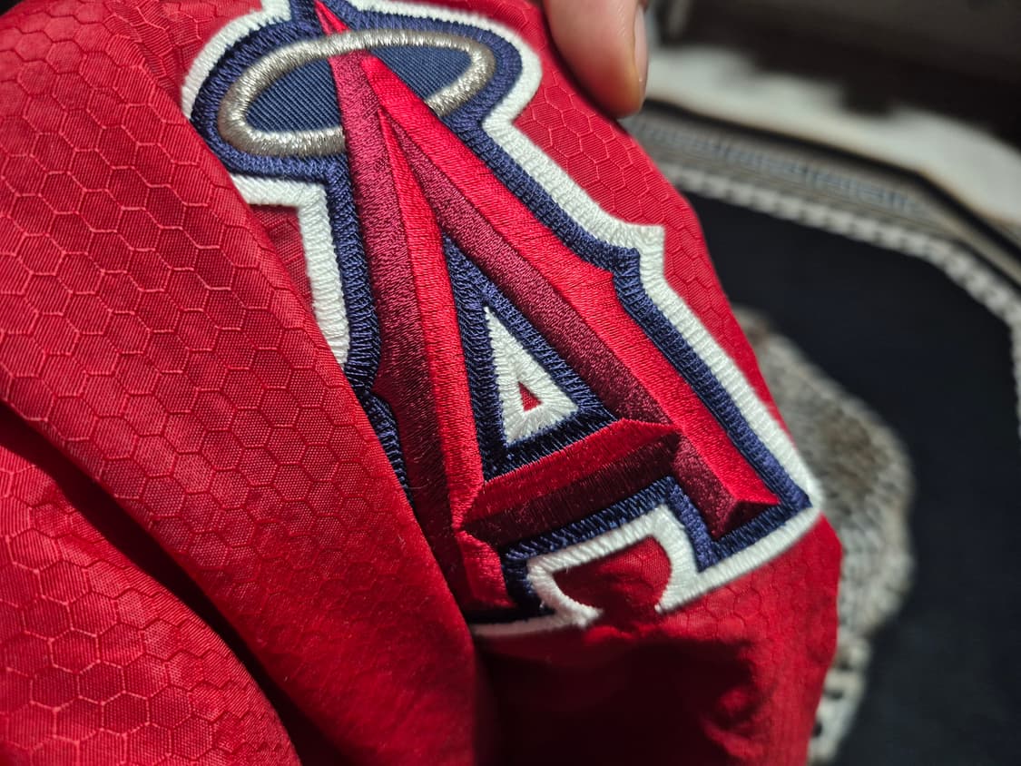 00's 마제스틱 X MLB LA 에인절스 덕아웃 오왼 자켓 L 상품이미지3