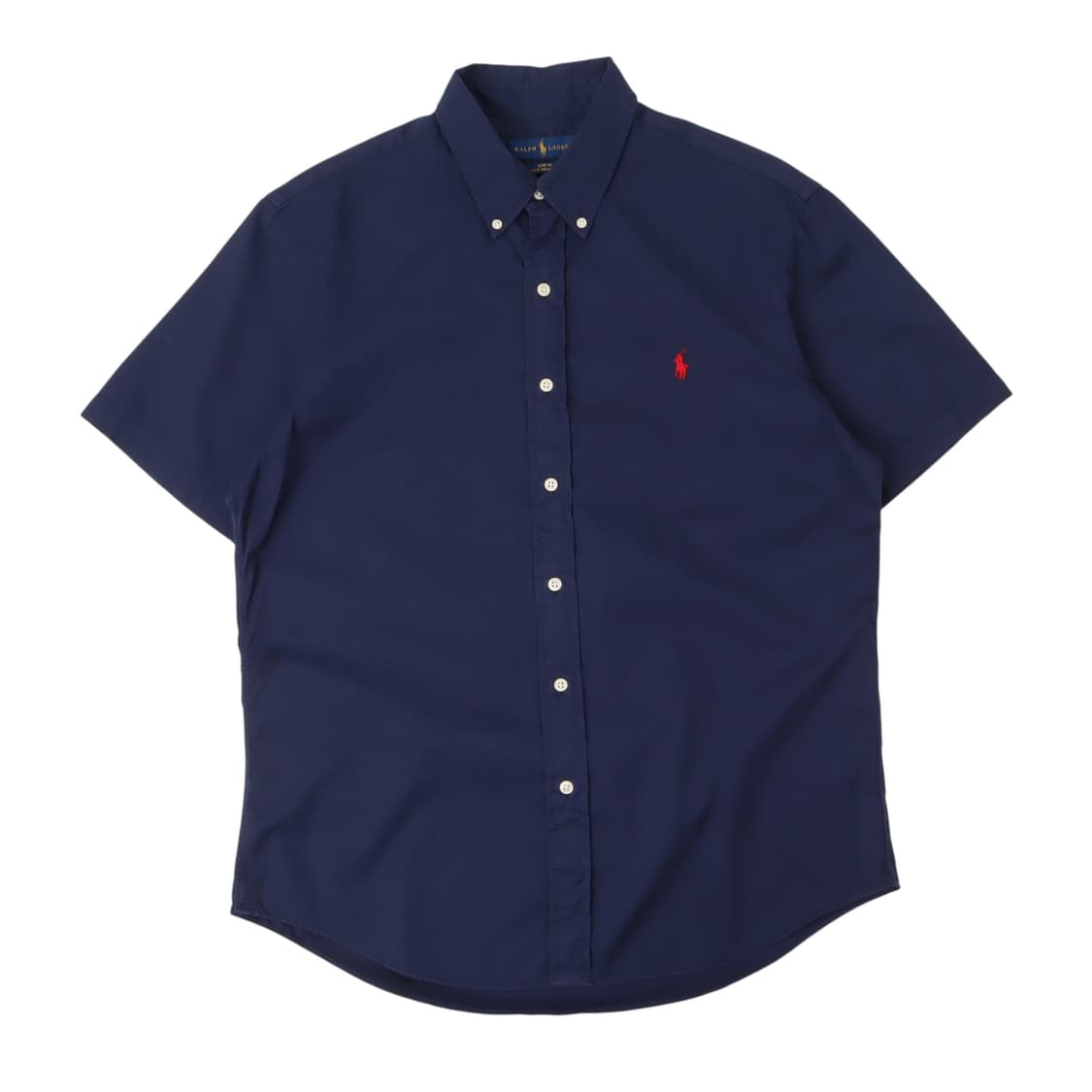 폴로 랄프로렌 네이비 페더 웨이트 트윌 하프 셔츠 상품이미지1
