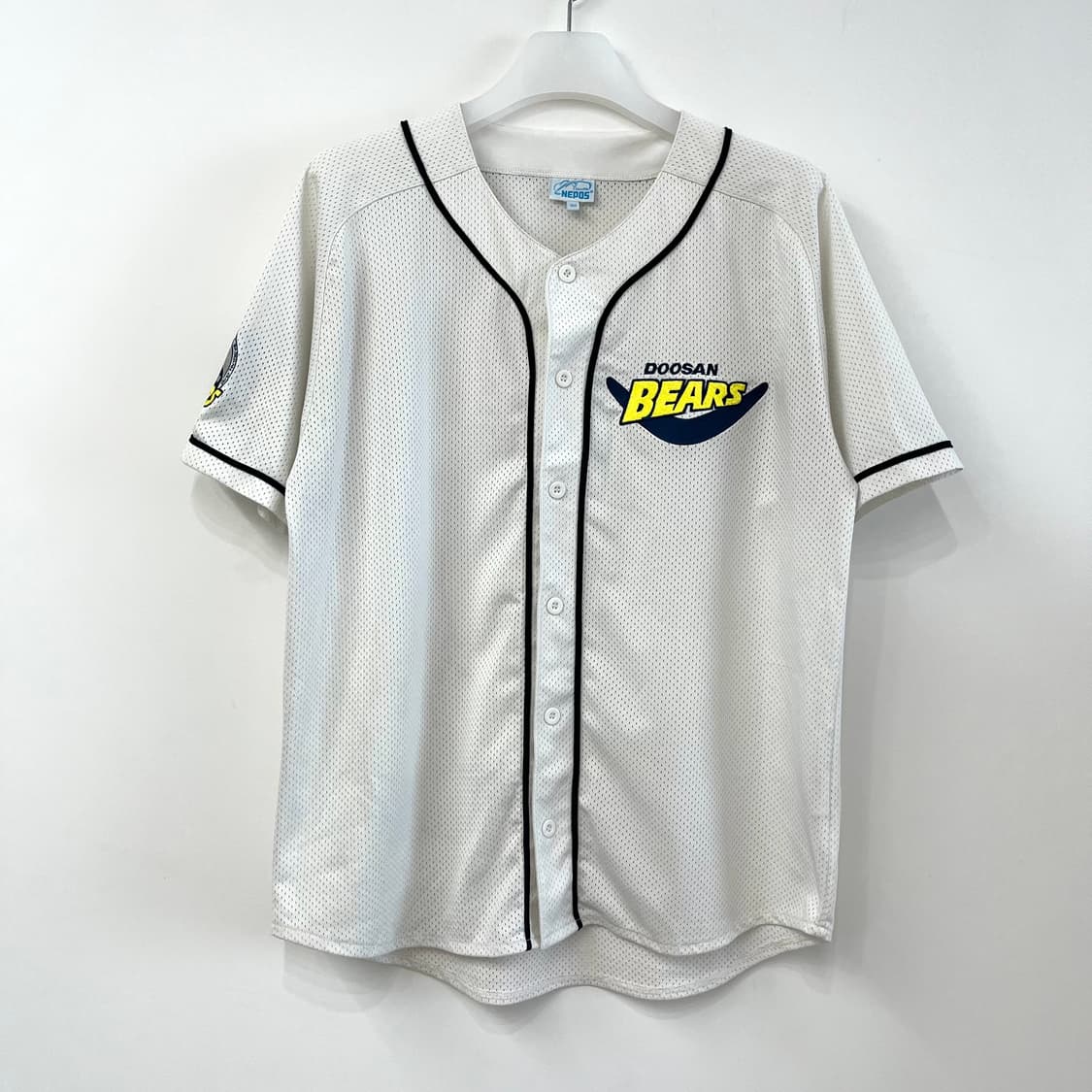 두산베어스 노마킹 올드 반달 홈 유니폼 상품이미지2