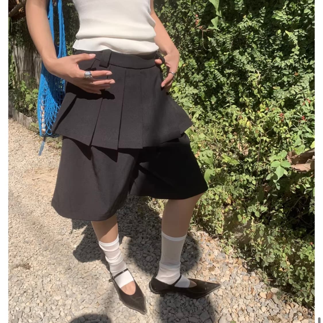 Lonslan skirt wide pants (꼼데가르송,코이세이오깔) 상품이미지1