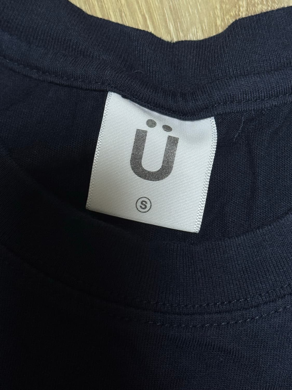 네이비 프린팅 반소매 티셔츠 상품이미지4