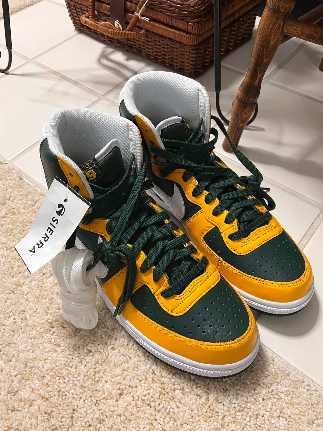 [새상품] 나이키 터미네이터 하이 시애틀 슈퍼소닉스 (275 / 9.5) 상품이미지10