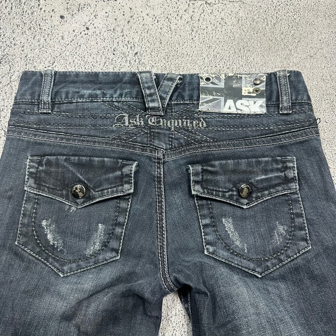 ✨ (바배) ASK 데님 팬츠 상품이미지3