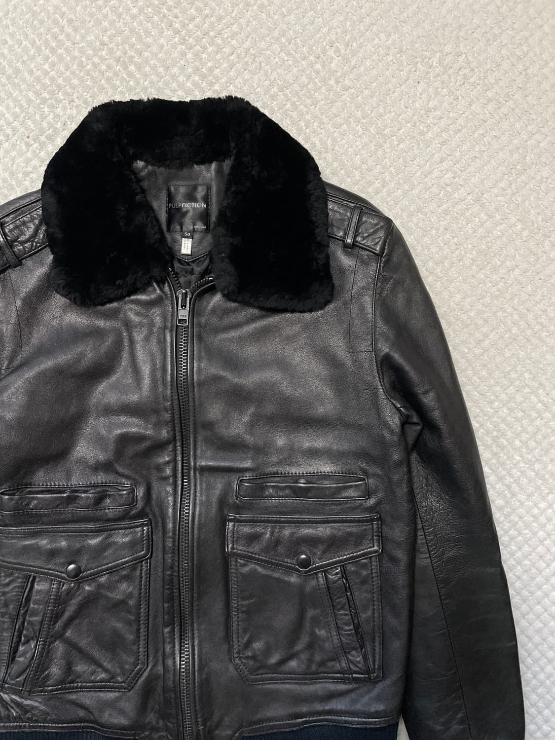 PULF FICTION 레더파크 웨스턴 무드 양가죽 G-1 레더 자켓 상품이미지3