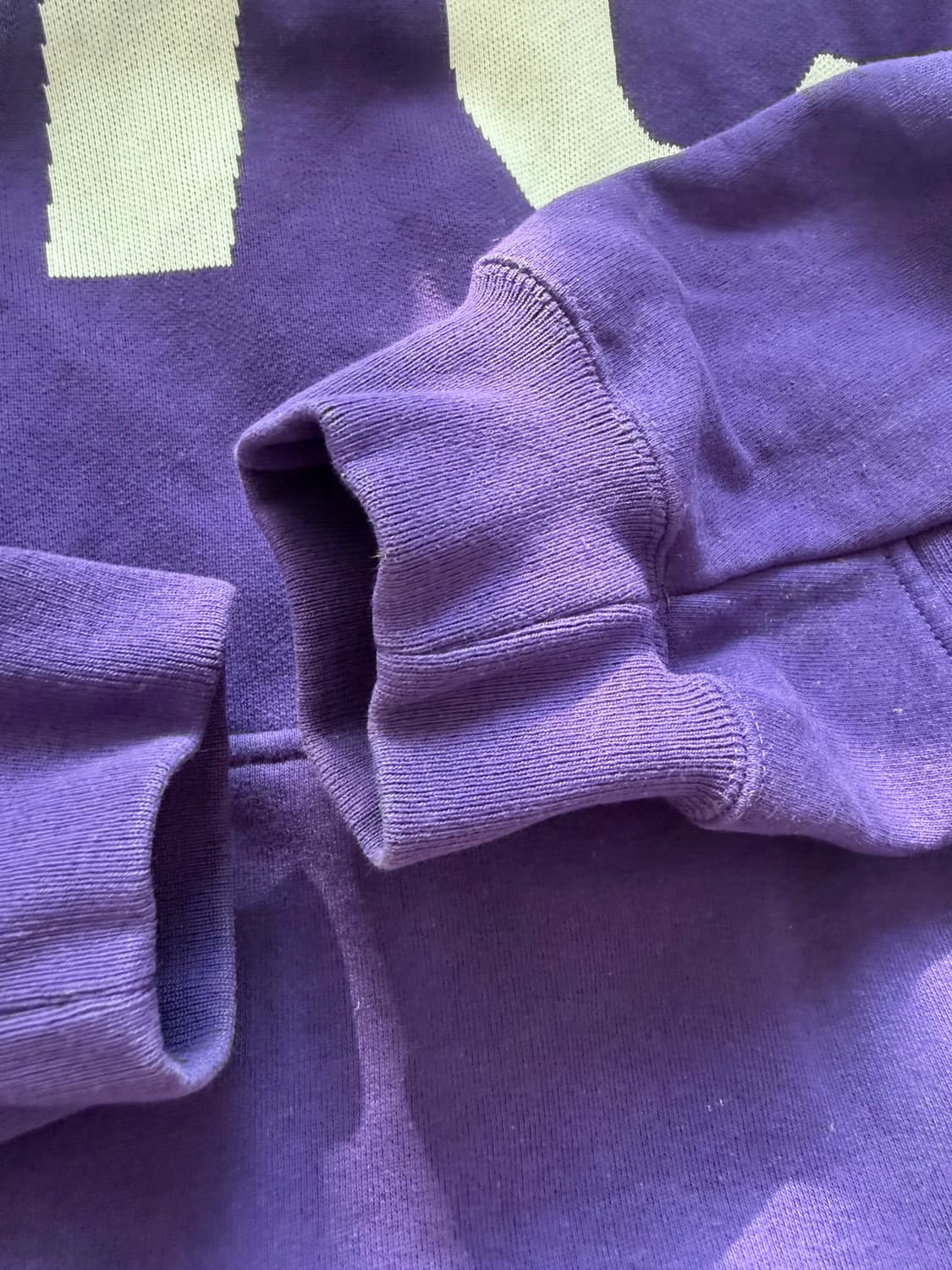 슈프림 빅 로고 자카드 후드 스웨트셔츠 퍼플 상품이미지6