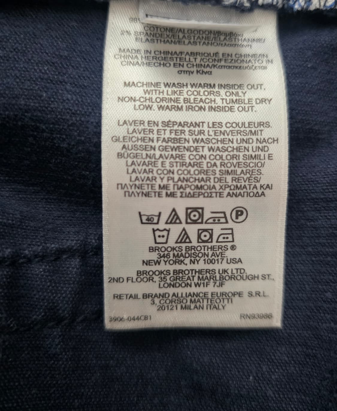 브룩스 브라더스 코듀로이 네니비 데님 바지 33 상품이미지8