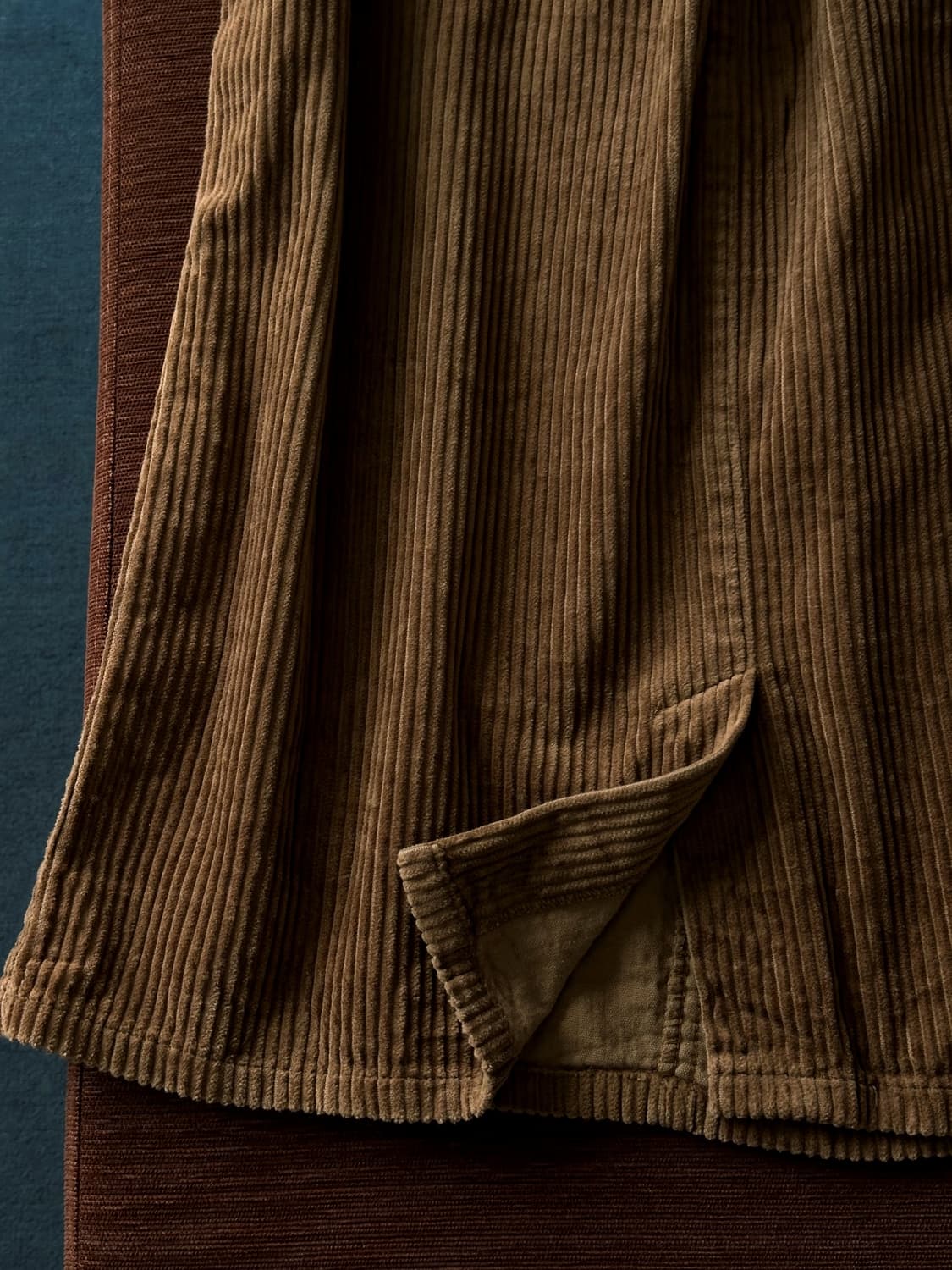 Cotton cord wide silhouette skirt 상품이미지6