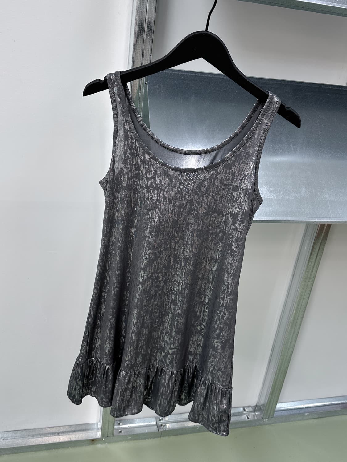 charcoal silver long sleeveless 상품이미지1
