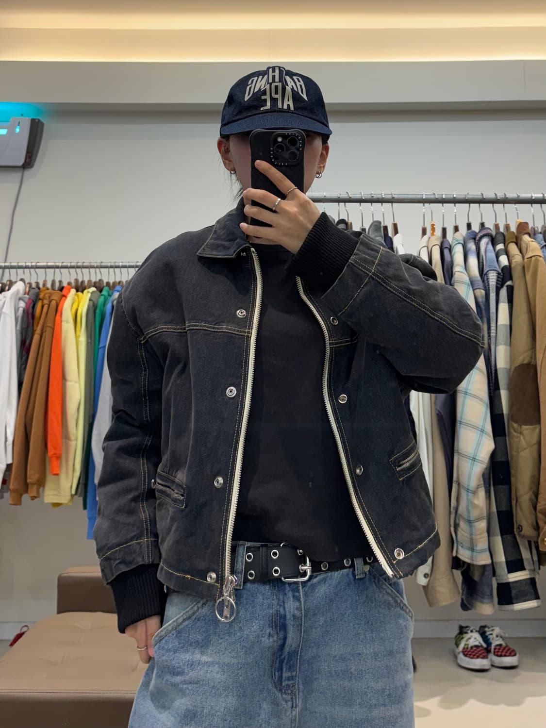 마리아노 데님 항공점퍼 상품이미지7