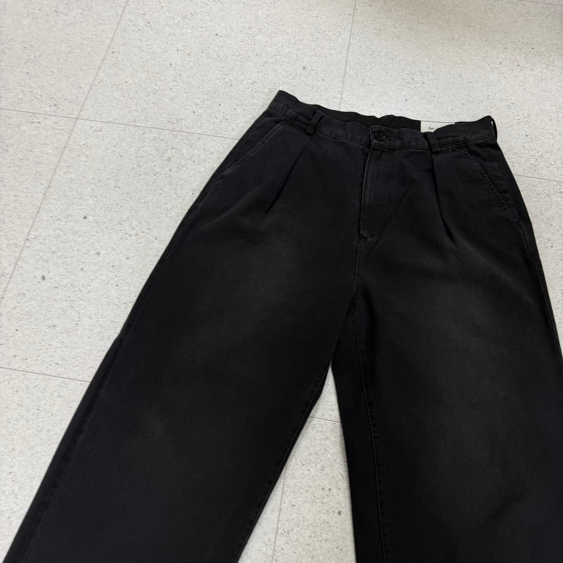 아트 이프 액츠 브러쉬드 치노 팬츠 페이디드 블랙 Brushed Chin 상품이미지2