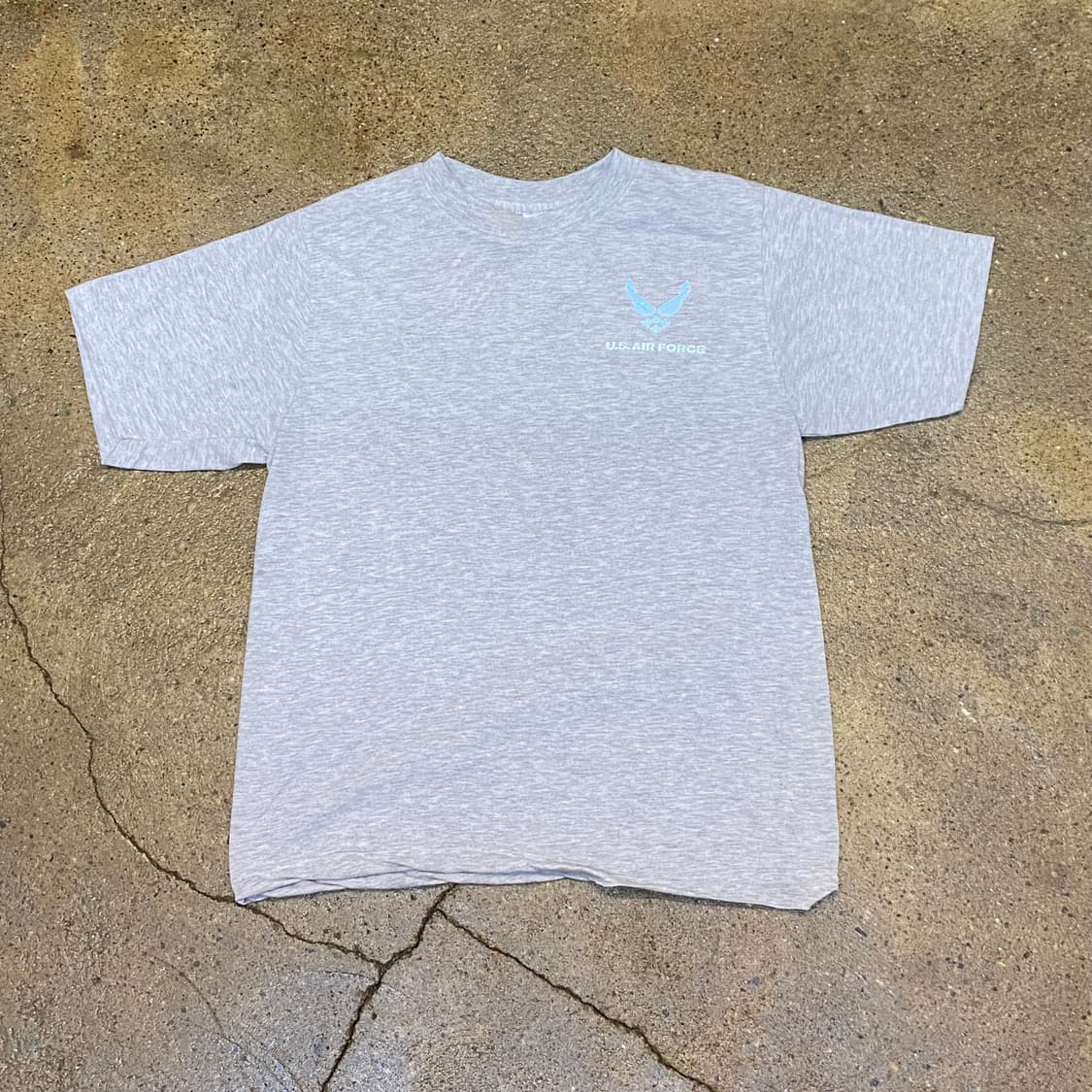 미국 빈티지 공군 밀리터리 아미 에어포스 반팔티 군복 티셔츠 S 상품이미지1
