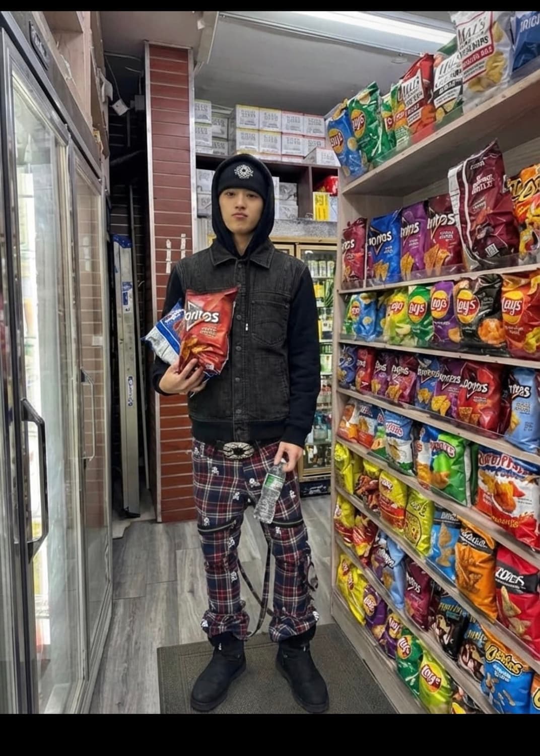 알마니 익스체인지 90s 데님 코튼 믹스 후드자켓 상품이미지1