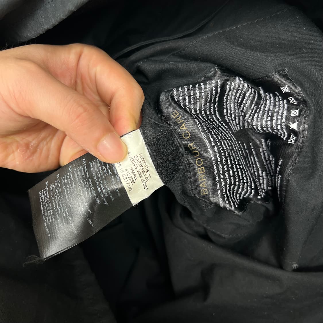 Barbour 바버 인터네셔널 왁스 벨티드 자켓 상품이미지6