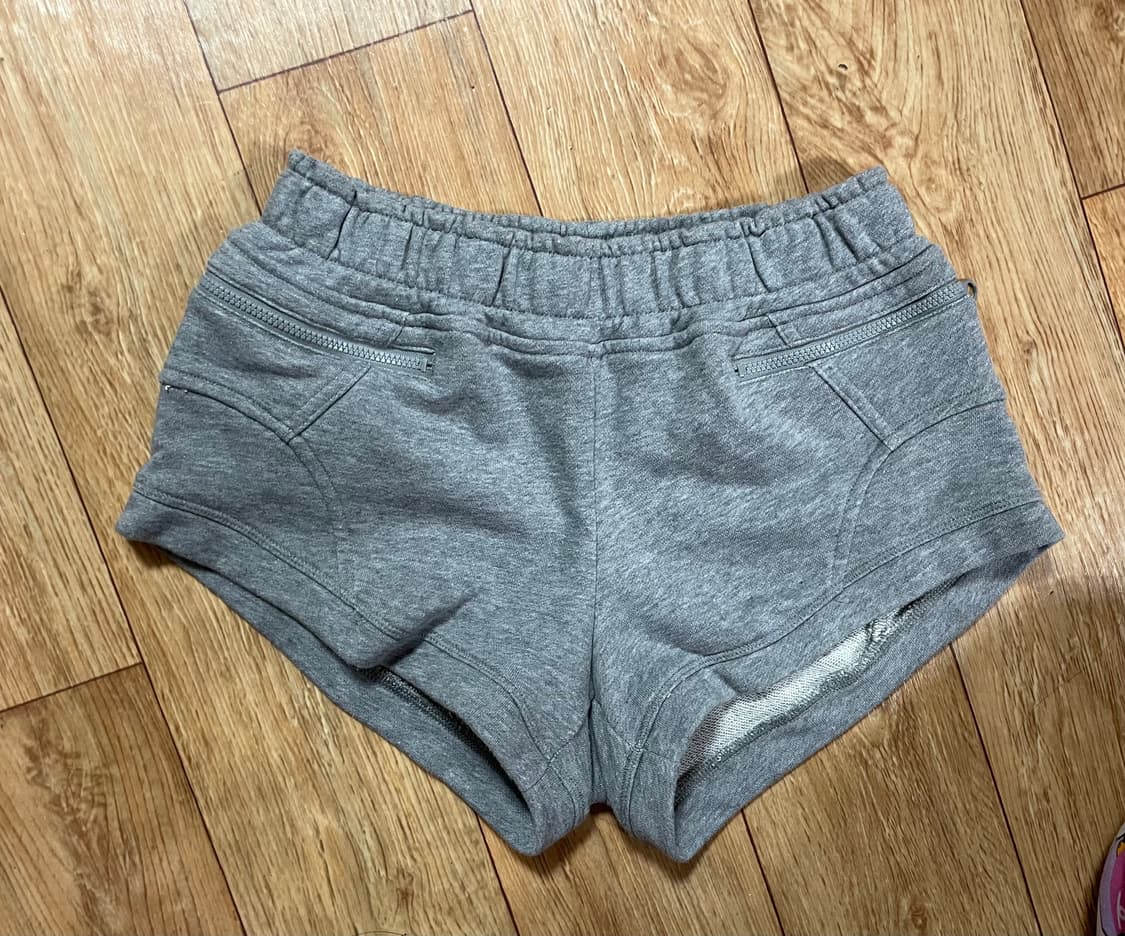 아디다스 스텔라맥카트니 숏팬츠 바지 그레이 블랙 팬츠 상품이미지3