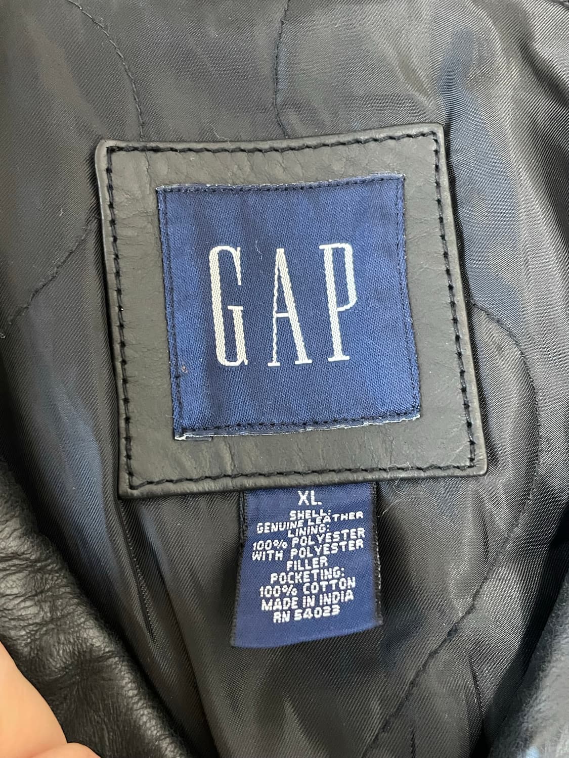 빈티지 올드갭 레더 카코트 old gap 상품이미지3