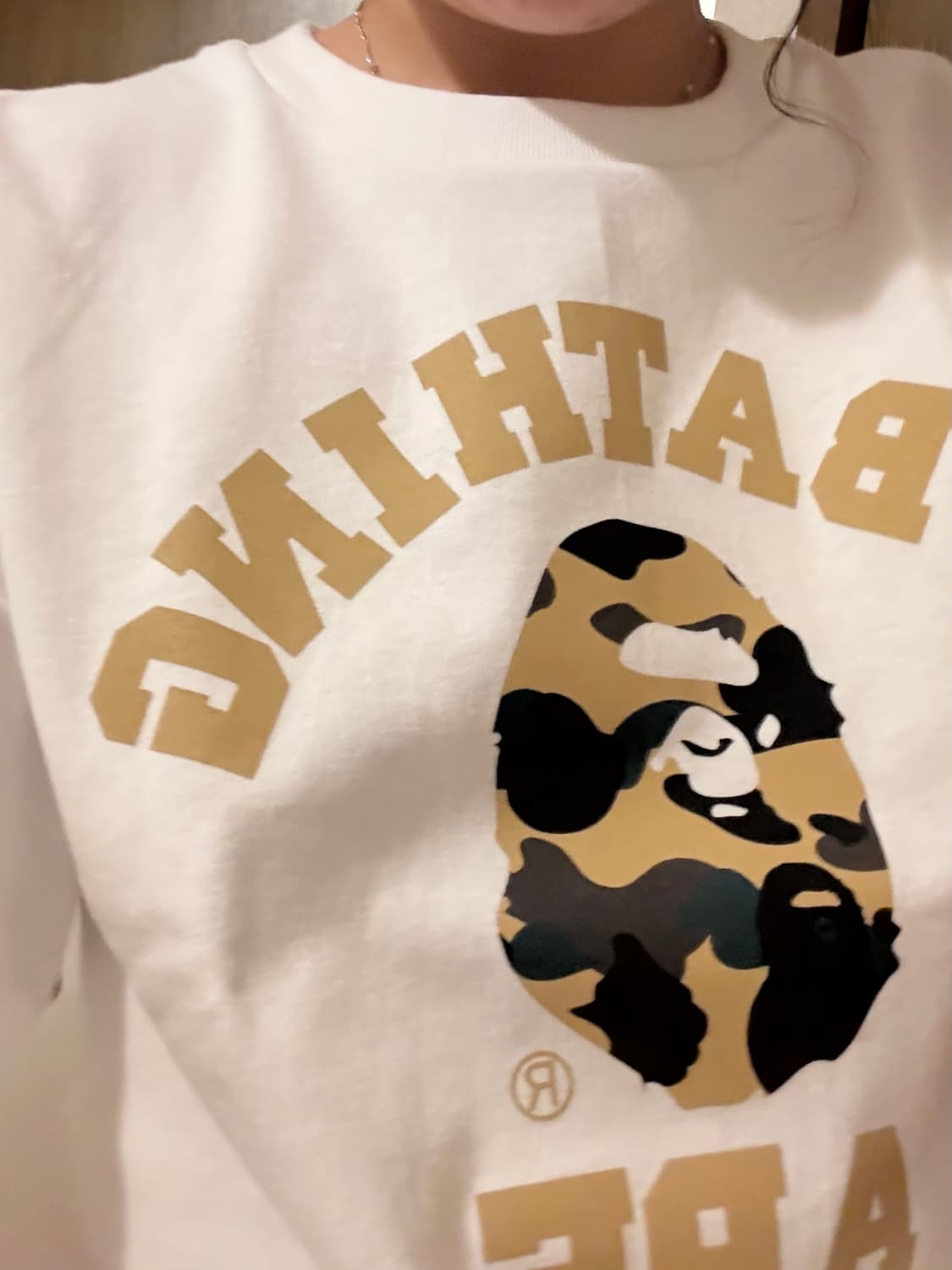 베이프 퍼스트 카모 컬리지 반팔 S  상품이미지1