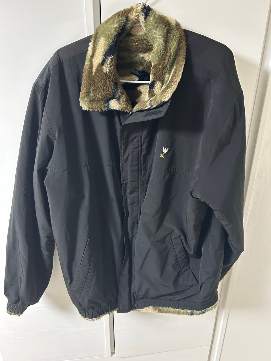 위캔더스 리버시블 카모플라주 후리스 자켓 상품이미지6