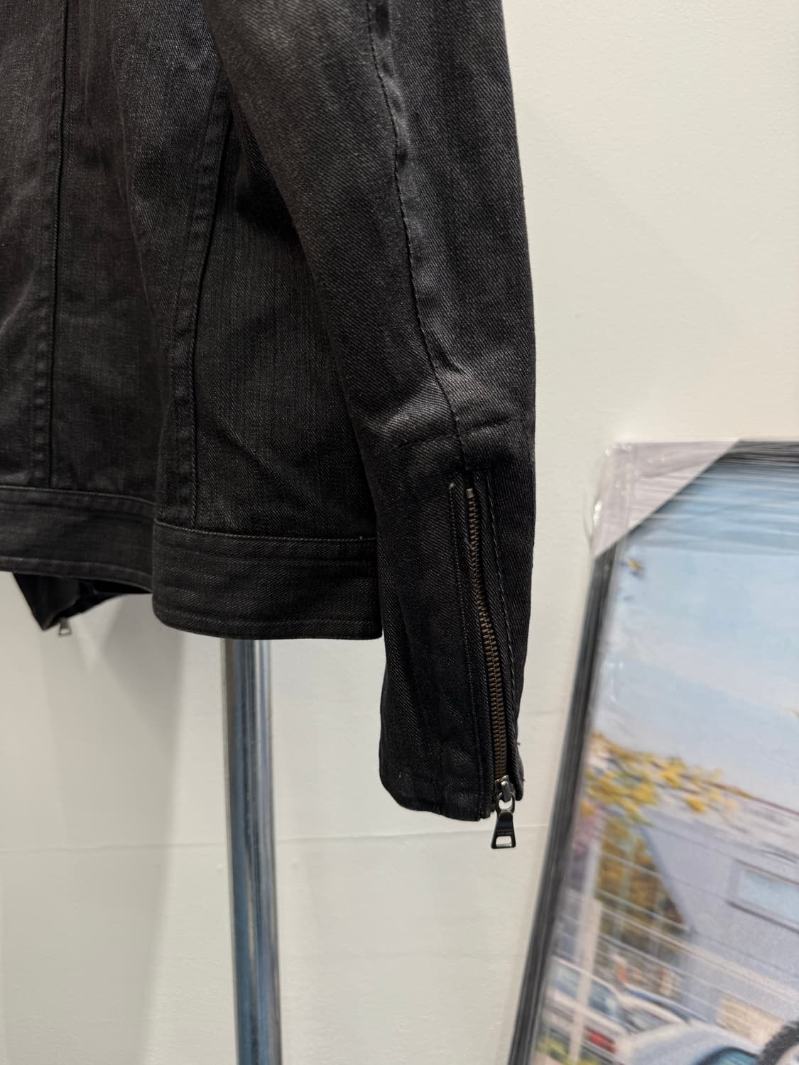 버버리 블랙라벨 데님 흑청자켓 상품이미지4