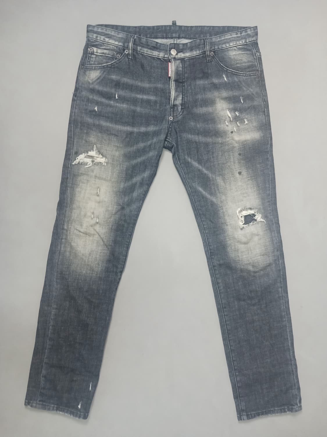 [36] 디스퀘어드2 디스워싱 슬림 블랙진 청바지 상품이미지1