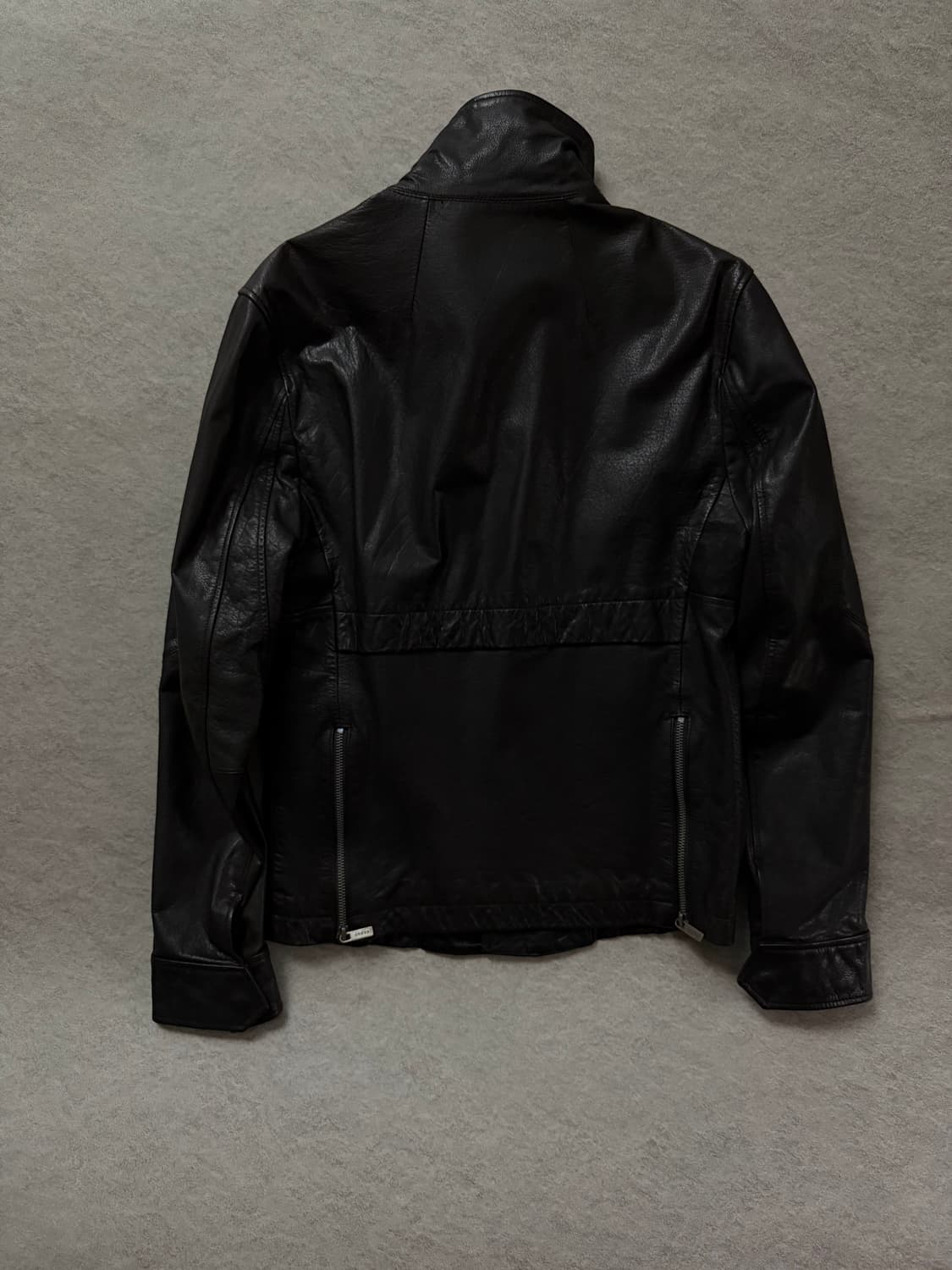 코데즈컴바인 비대칭 카우레더자켓 상품이미지3