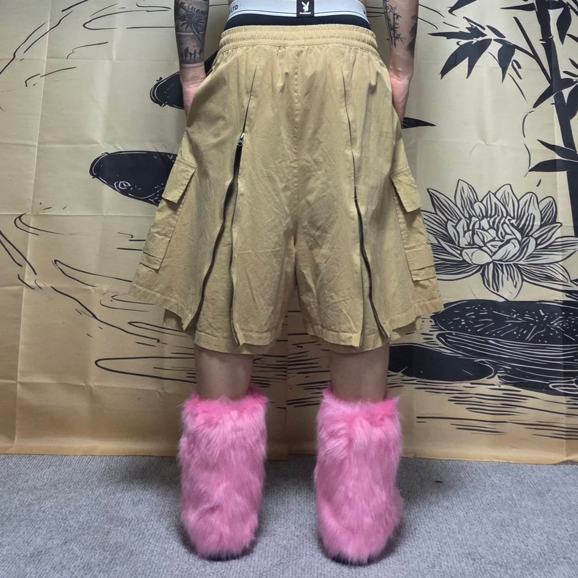 아조바이아조 레이어드 집업 팬츠 상품이미지7