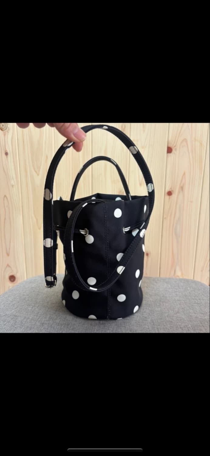 (정품) 발렌시아가 폴카 도트 버킷백 상품이미지2