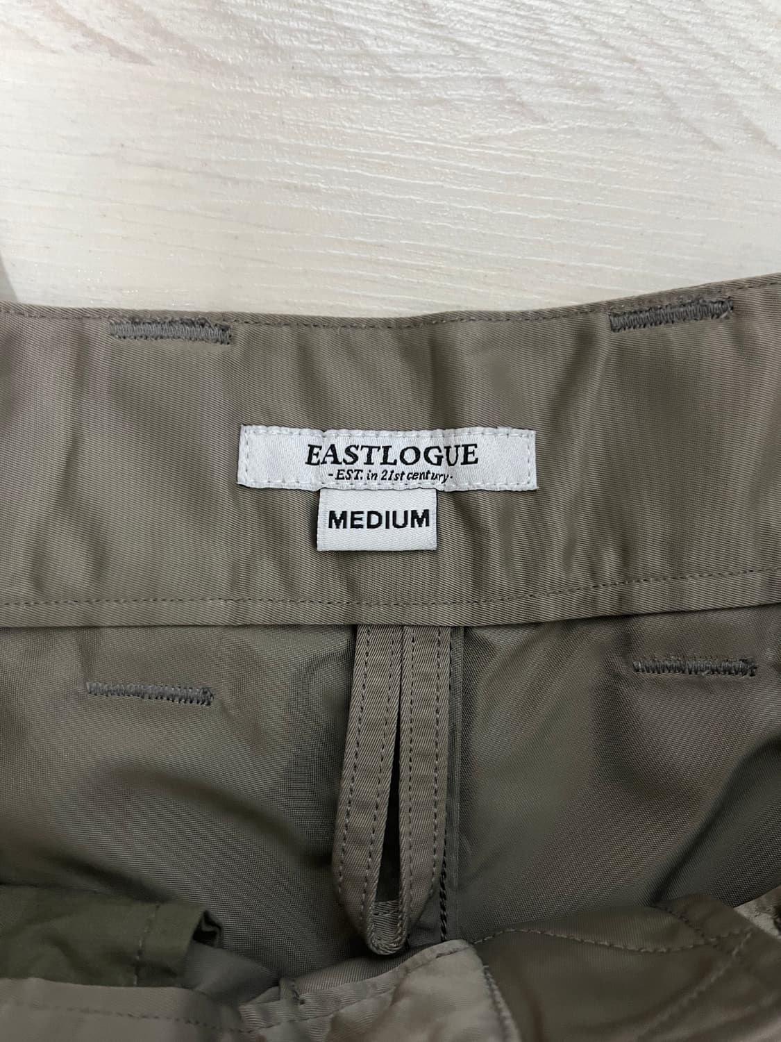 M) 이스트로그 플라이트 팬츠 나일론 / 올리브컬러 판매. 상품이미지4