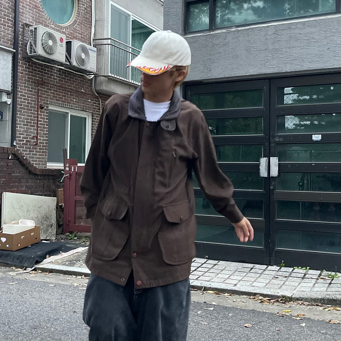 빈티지 플레임 캡 상품이미지2