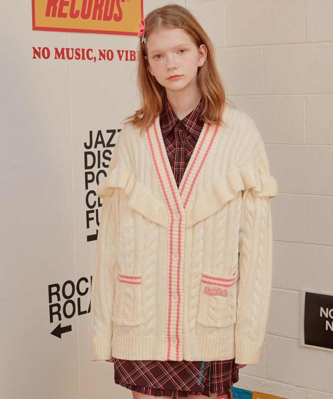 로라로라 프릴 가디건 상품이미지4