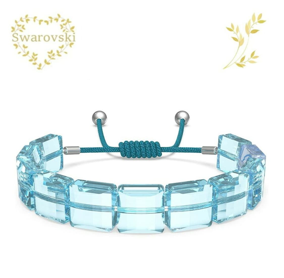 # 스와로브스키  루센트 블루 크리스탈 팔찌 급처 상품이미지3